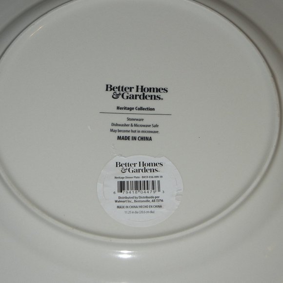 2 Better Homes & Gardens Winter Forest Berry Holly Dinner Plate - Picture 2 of 2